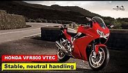 HONDA VFR800 VTEC 2014 2021 Review Stable, neutral handling