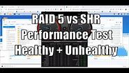 RAID 5 vs SHR Test - Performance Comparison