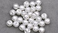 0.99US $ 59% OFF|Junao 8 10 12mm White Pearl Buttons Sewing Rhinestone Button Decorative Round Plastic Button Pearl Applique For Jeans Clothes - Buttons - AliExpress