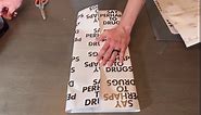 Say Perhaps To Drugs Funny Wrapping Paper Set | Two 20inx30in Folded Wrapping Papers | Unique, Hilarious, and Original Design | Funny Adult Joke Gifts (Black And White)
