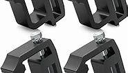 moveland Truck Cap Mounting Clamps - Heavy Duty Camper Shell Clamps - Truck Topper Ladder Rack Clamps for Chevy Silverado Sierra/Dodge Dakota Ram 1500 2500 3500, F150 F250, Titan, Tundra (4 Pack)