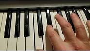 How to write a simple song using Yamaha dgx-203 portable grand 76 keyboard
