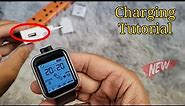How To Charge Y68 / D20 / 116 Plus Fitpro Smartwatch? | Charging Tutorial