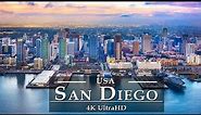 San Diego, USA 🇺🇸 - by [4K HD] Drone | California City, San Diego Skylines - Sandiego Vlog