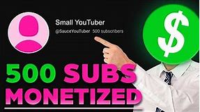 How to Get Monetized on YouTube With 500 Subs