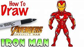 How to Draw Iron Man | Avengers Infinity War