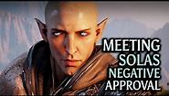 Dragon Age: Inquisition - Trespasser DLC - Meeting Solas (Negative Approval)