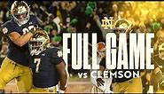 FULL GAME | Notre Dame Dominates Clemson, 35-14 (2022)