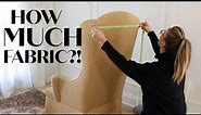 How to calculate yardage for a slipcover.