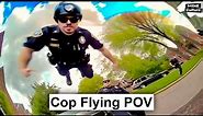 Cop Flying POV. Original or fake