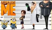 Despicable Me Size Comparison | Minions Character Heights