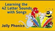 Jolly Phonics - Letter Sound Songs for Kids | Jolly Phonics Songs | 42 Letter Sounds Learn with Song