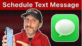 How To Schedule a Text Message On an iPhone