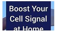 How to boost your cell signal at home with the weBoost cell phone signal booster I got from Amazon #thedailydiy #diy #doityourself #diyproject #cellsignal #att #verizon #tmobile | The Daily DIY