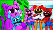What happened to the CATNAP baby? 100 Catnap vs Player..(Cartoon Animation) POPPY PLAYTIME CHAPTER 3