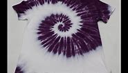How To Make A Single Color Spiral Tie Dye Shirt Including Tips To Help Keep The White Area White