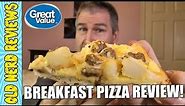 Great Value Waffle Crust Sausage Breakfast Pizza REVIEW 🍳🍕