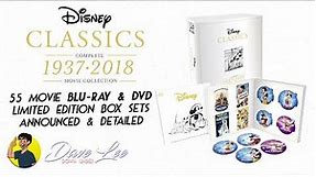 DISNEY CLASSICS - COMPLETE 55 MOVIE COLLECTION Blu-ray, DVD Box Set Announced & Detailed