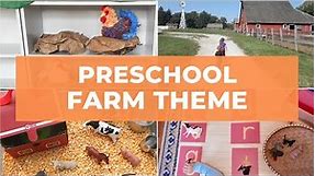 Preschool Farm Theme | Farm Activities for Preschoolers