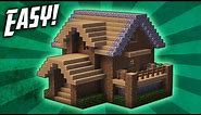 Minecraft: How To Build A Survival Starter House Tutorial (#4)