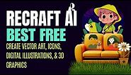 RECRAFT AI: The Best Generative AI for vector art, illustrations, and 3D graphics