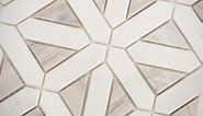 MSI Angora Geometric Pattern 12 in. x 12 in. Polished Marble Mesh-Mounted Mosaic Tile (10 sq. ft./Case) ANGORA-GEOP