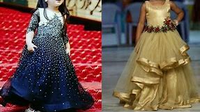 Top beautiful party gown design ideas for little girl/Indian wedding dresses for kids