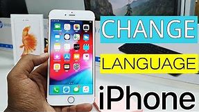Apple iPhone How to Change your Language Settings to any Language or back to English