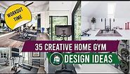35 Modern and Creative Home Gym design ideas