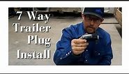 How to wire a 7 Way Trailer Plug