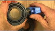 Double union ball valve for pvc plastic pipe
