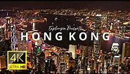 Hong Kong 🇭🇰 in 4K ULTRA HD 60FPS at night by Drone
