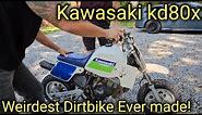 The world's Weirdest Dirt Bike! That is Impossible to find! Kawasaki Kd80x