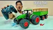 World’s Smallest RC Double Tyre Tractor Unboxing & Testing - Chatpat toy TV