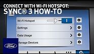 FordPass™ Connect with Wi-Fi Hotspot Overview | SYNC 3 How-To | Ford