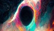 Space Nebula Black Hole Animated Wallpaper