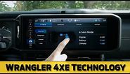 uConnect 5 in the Jeep Wrangler 4xe (2024 model)