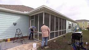 Screening in a Porch - Today's Homeowner with Danny Lipford