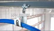 High Performance Hybrid J Hooks For Low Voltage, Data Comm & Secruity Cabling