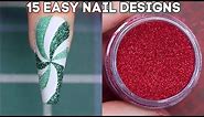 🎄 CHRISTMAS NAILS COMPILATION 2020 - 15 EASY NAIL DESIGN IDEAS collab with Talia's Nail Tales