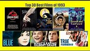 Top 30 Favorite Movies of 1993