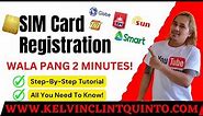 How To Register SIM Card in the Philippines | Step-by-Step Tutorial | Wala Pang 2 Minutes!