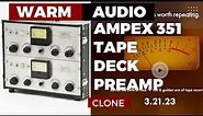 Warm Audio's Ampex 351 Tape Deck Tube Preamp
