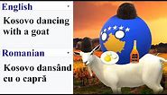 Kosovo dancing with a goat in different languages meme | Part 2