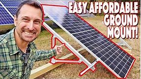 Finally An Affordable Solar Panel Ground Mount! Installation DIY EG4