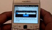 how to install blackberry app world on to your blackberry 9700