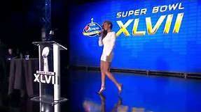 Beyoncé Sings the National Anthem | Super Bowl XLVII Halftime Show Press Conference