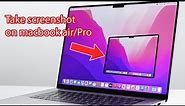 How to take screenshot on MacBook air/pro