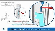 DS2400 Sliding Mortice Lock Assembly Instruction Update 290921