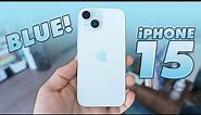 Blue iPhone 15 is My Favorite! Unboxing & Color Impressions!